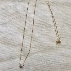 DANA REBECCA Lauren Joy Diamond and Gold Necklace
